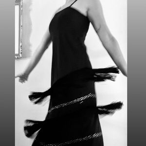 Flapper tassle dress